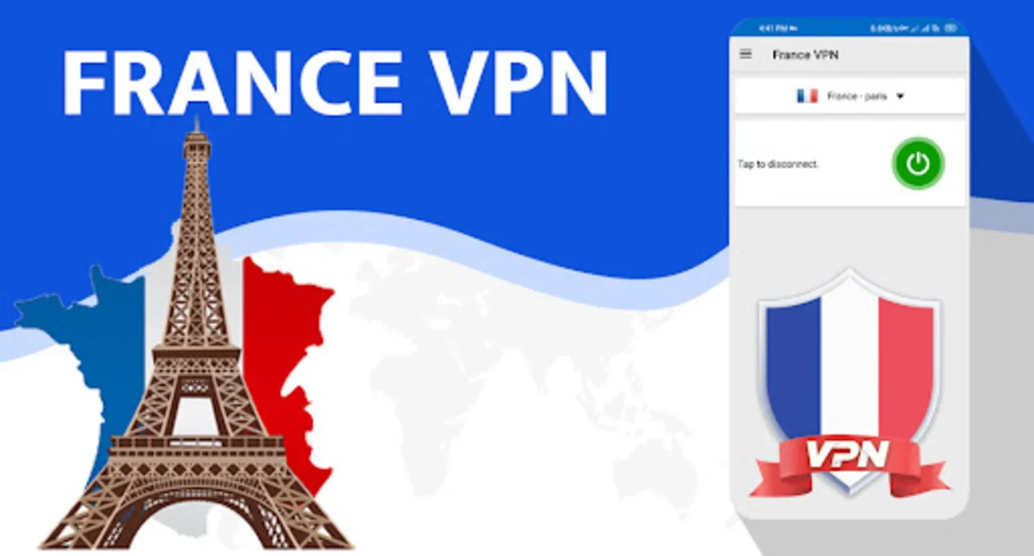 France VPN for Android: Easy French IP Access and Privacy Protection