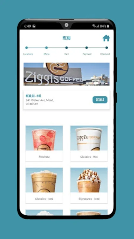 Ziggi for Android - Enjoy Seamless Beverage Ordering and Rewards