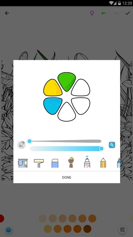 InColor for Android - A Relaxing Coloring Experience