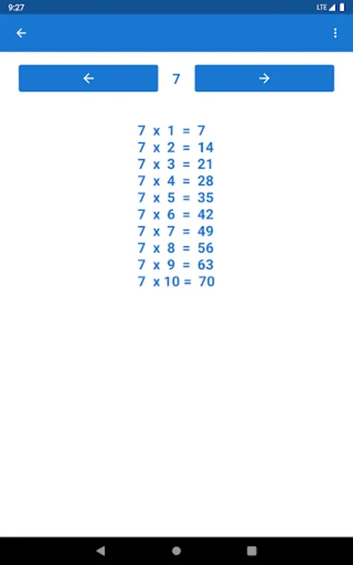 Multiplication Table for Android: Boost Math Skills