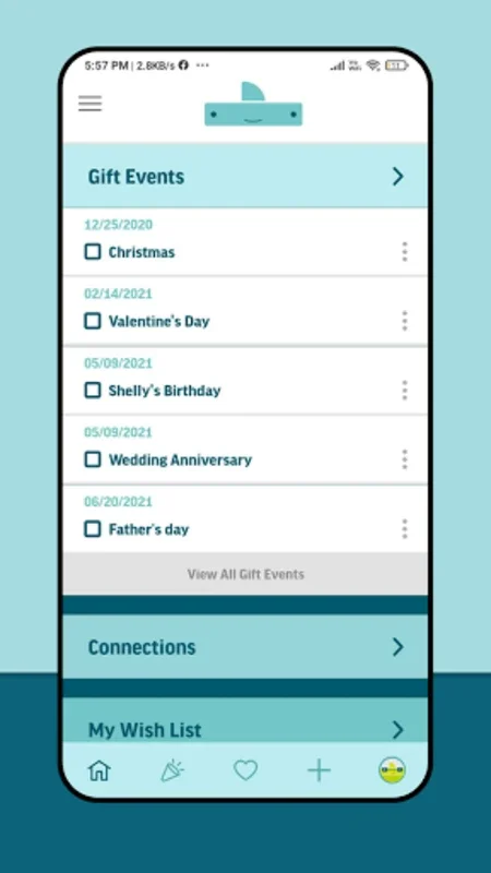 Slow Hammerheads for Android - Gift Management Made Easy