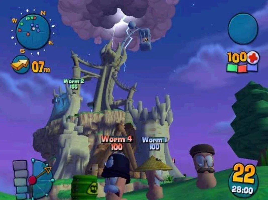 Worms 4 for Windows: Epic 3D Turn-Based Combat