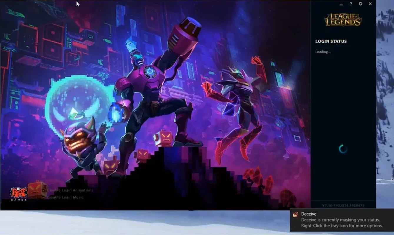 Deceive for Windows: Appear Offline in Riot Games