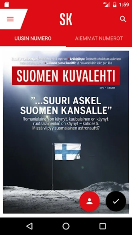 Suomen Kuvalehti for Android - Stay Informed with Weekly Updates