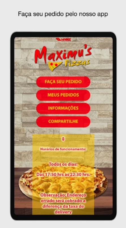 Maximus Pizzas for Android - Order Jundiaí's Best Pizzas