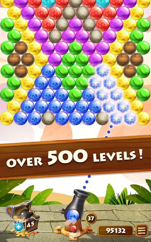 Bubbles Treasure for Android - Engaging Bubble Shooting