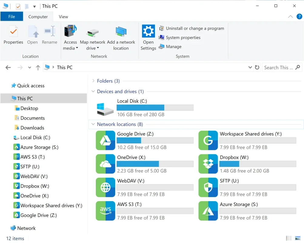 RaiDrive for Windows - Access Google Drive Easily