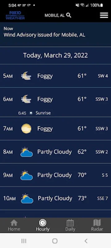 FOX10Weather for Android: Advanced Weather Tracking