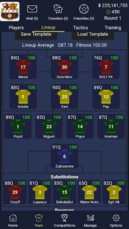 Manager League Football for Android - Manage Your Team Now