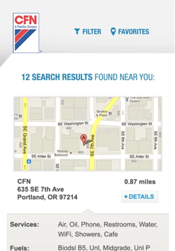 CFN FleetWide Mobile App for Android: Find Fuel Locations Easily