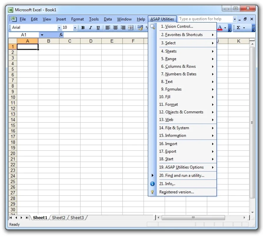 ASAP Utilities for Windows - Boost Excel Productivity