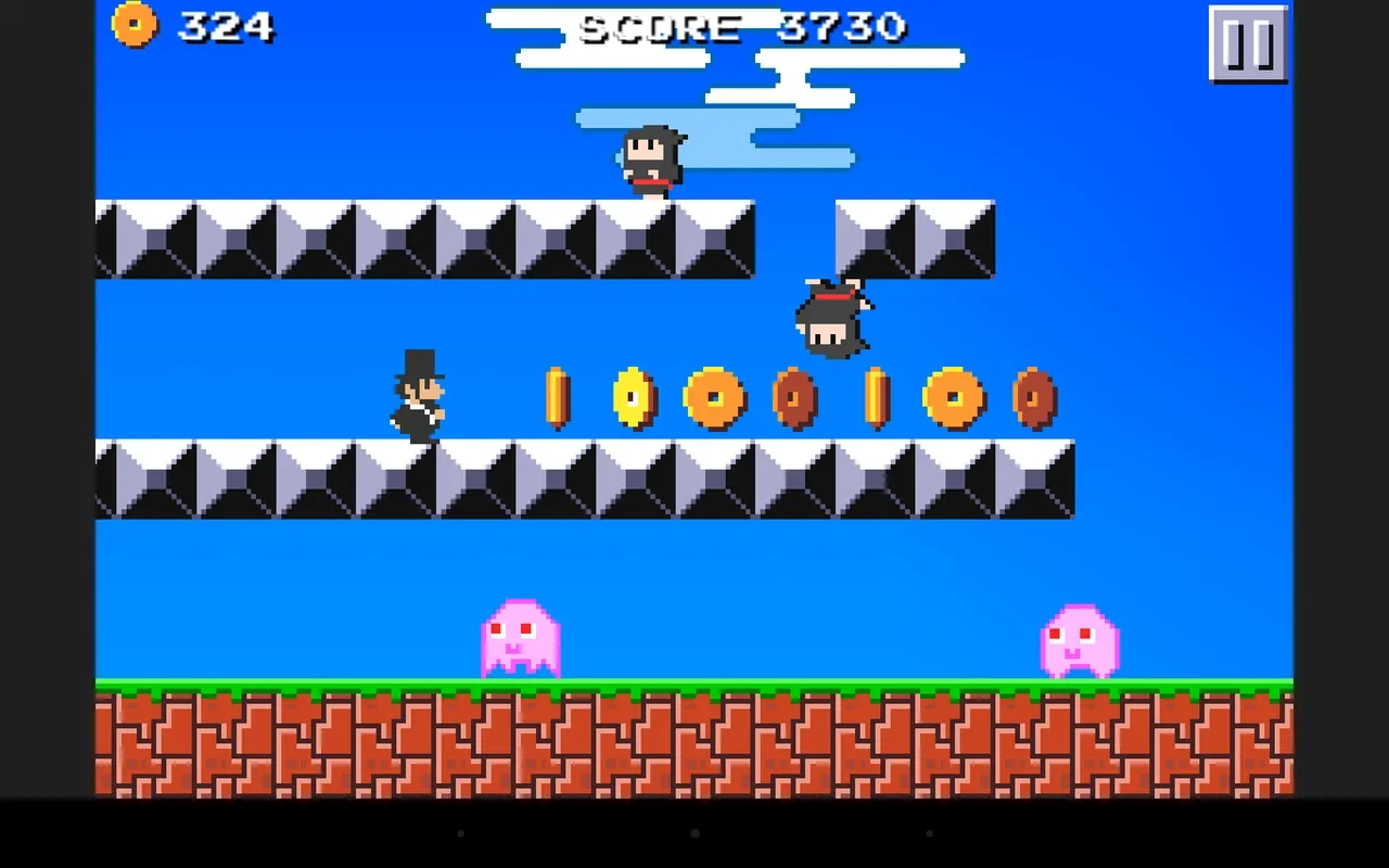 Super Mega Runners 8 Bit Mario for Android - Endless Fun