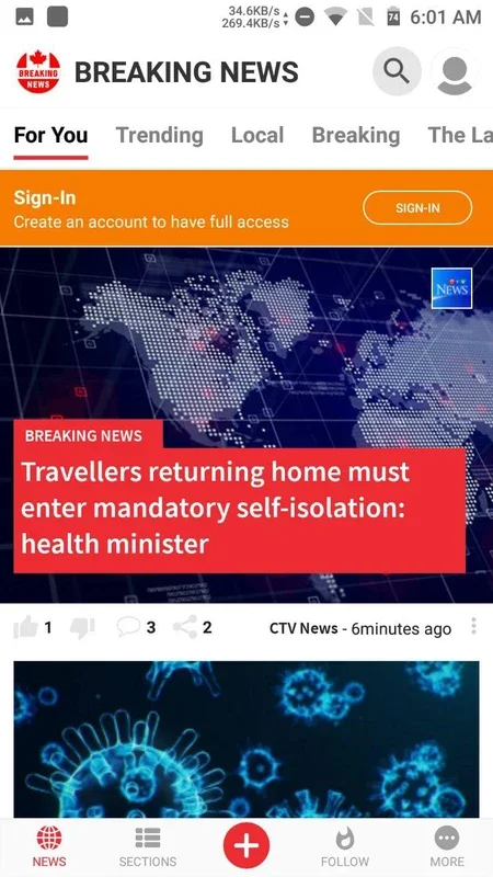 Canada Breaking News for Android - Stay Informed