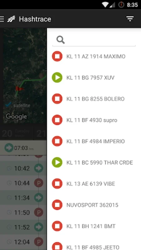 Hashtrace Vehicle Tracking System for Android: Optimize Fleet with Advanced Features