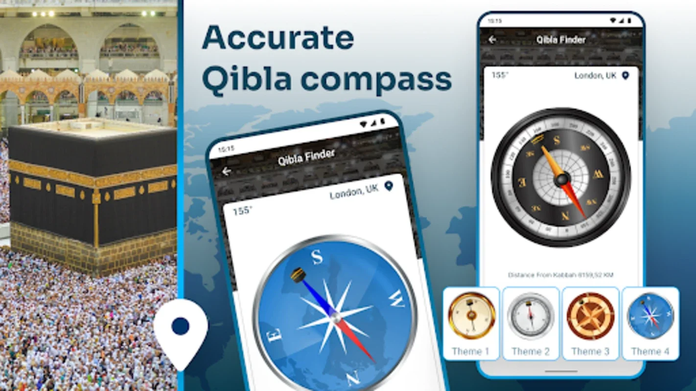 Qibla Finder for Android - Accurate Qibla & Salah Times