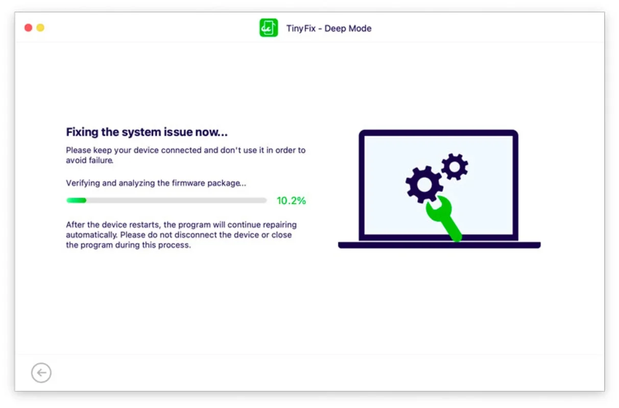 TinyFix for Mac - Fix iOS System Issues Easily