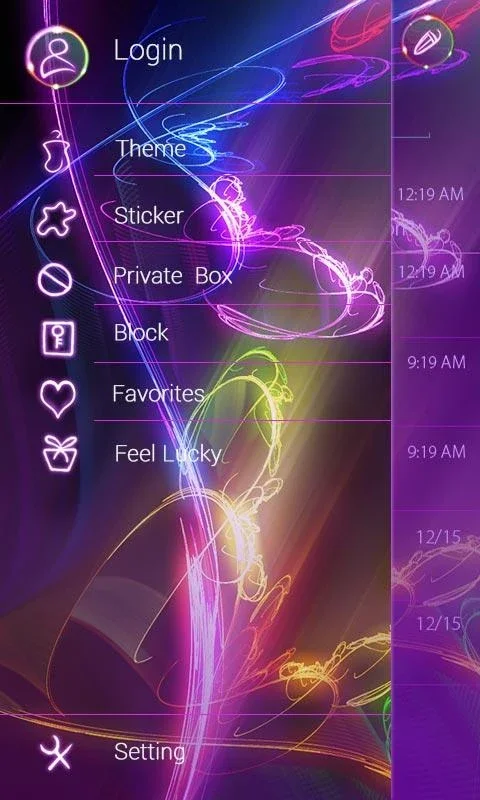 Neon for Android - Enhance Your GO SMS