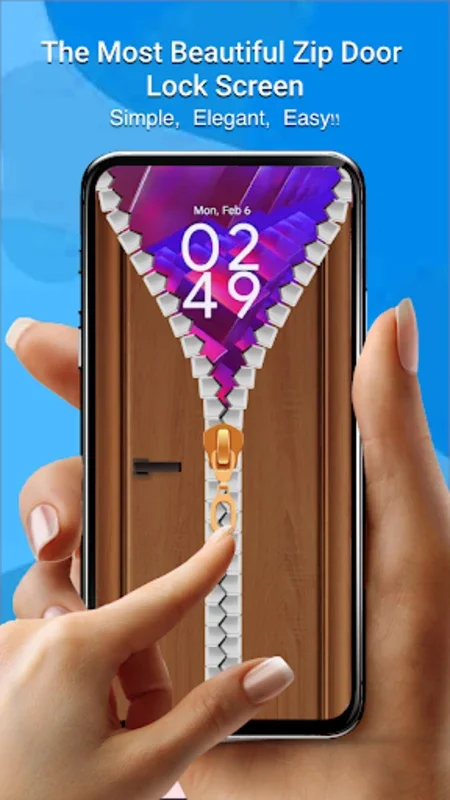 Door Zipper Lock Screen for Android: Secure & Stylish