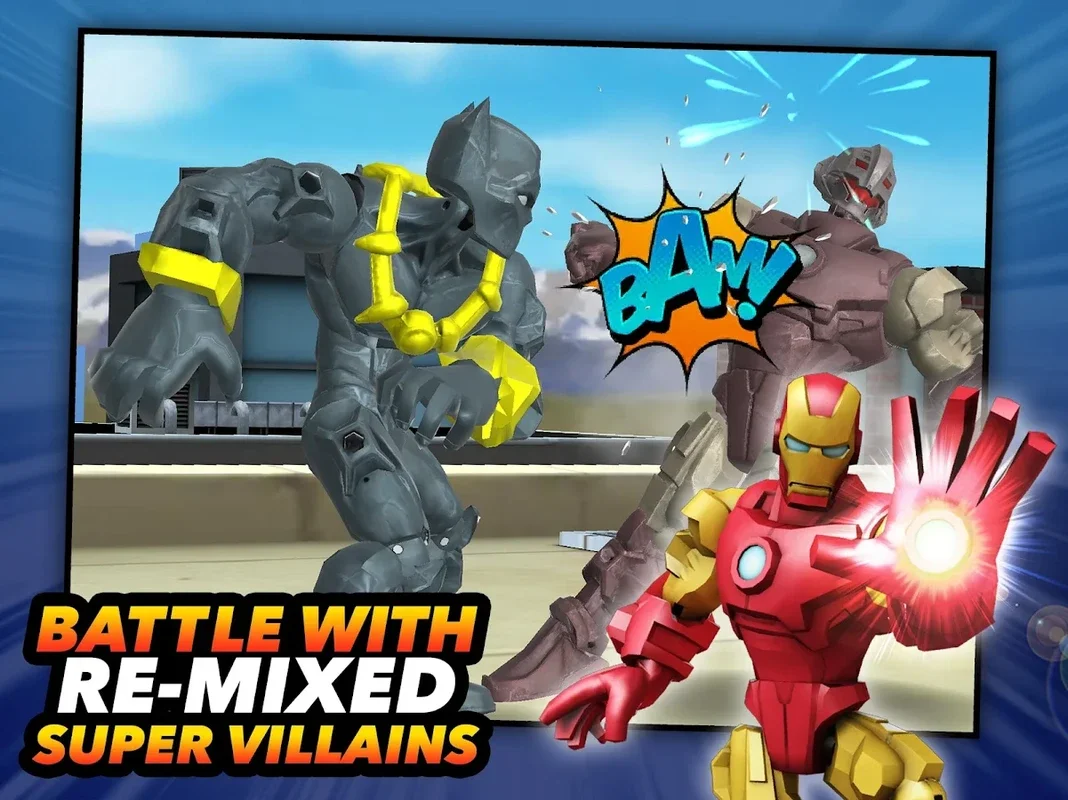 Mashers for Android - Unleash Marvel Superhero Battles