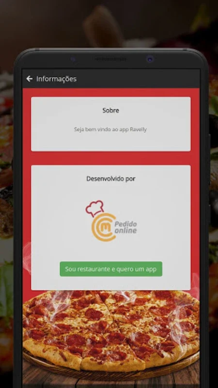 Ravelly Pizzaria for Android - Effortless Pizza Ordering