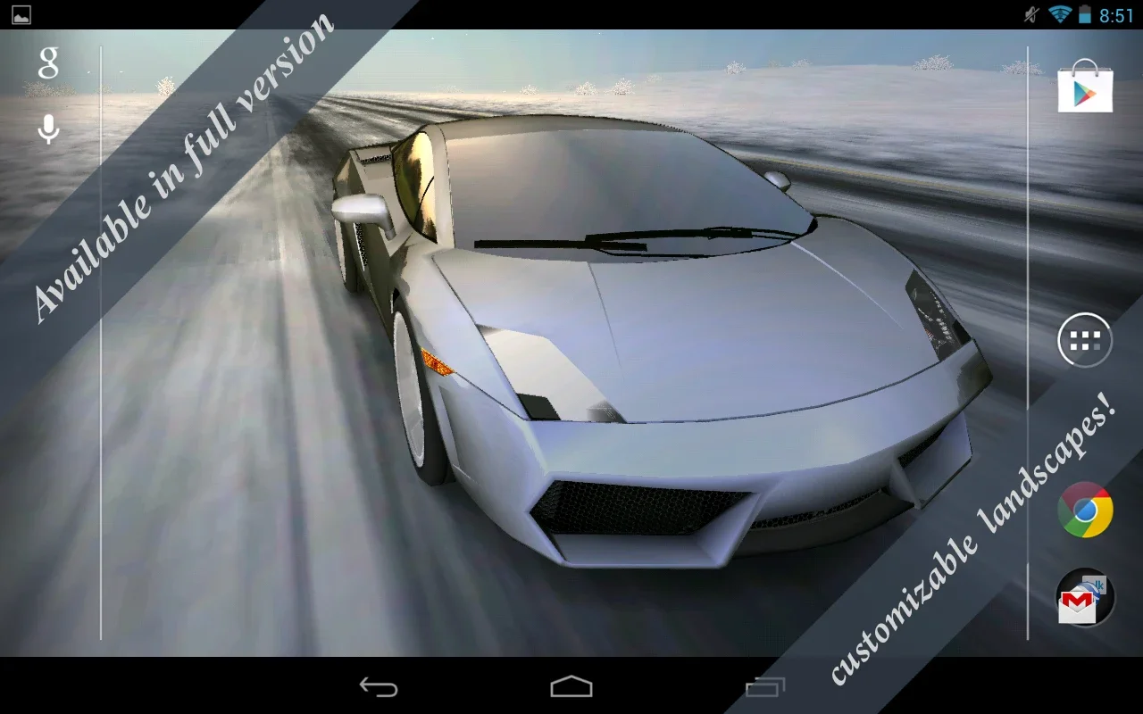 3D Car Free for Android - Thrilling Wallpaper Experience