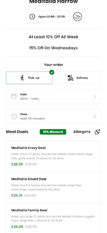 Meditalia Harrow for Android: Streamline Food Orders and Get Exclusive Deals