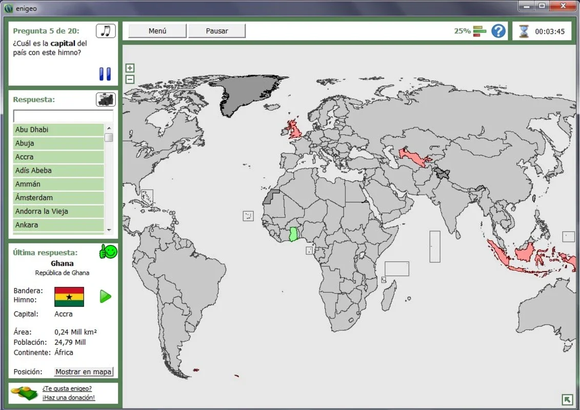 Enigeo for Windows - Master Geography Skills