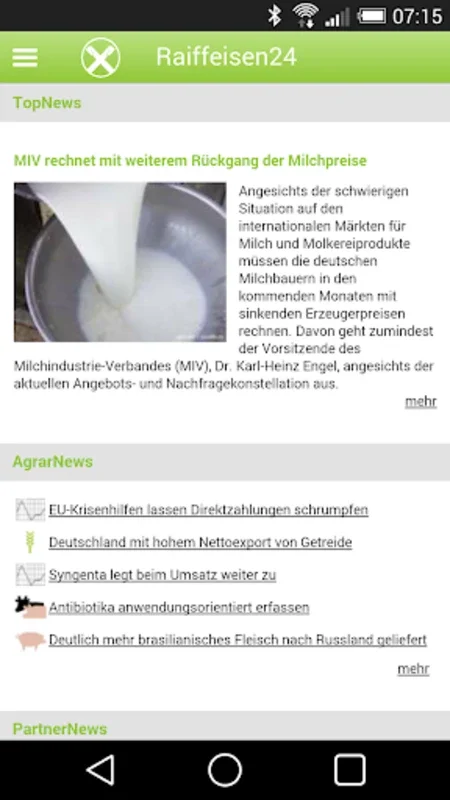 Raiffeisen24 - Raiffeisennews for Android: Empowering Agriculture