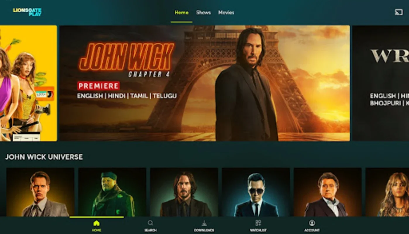 Lionsgate Play for Android - Stream Premium Entertainment