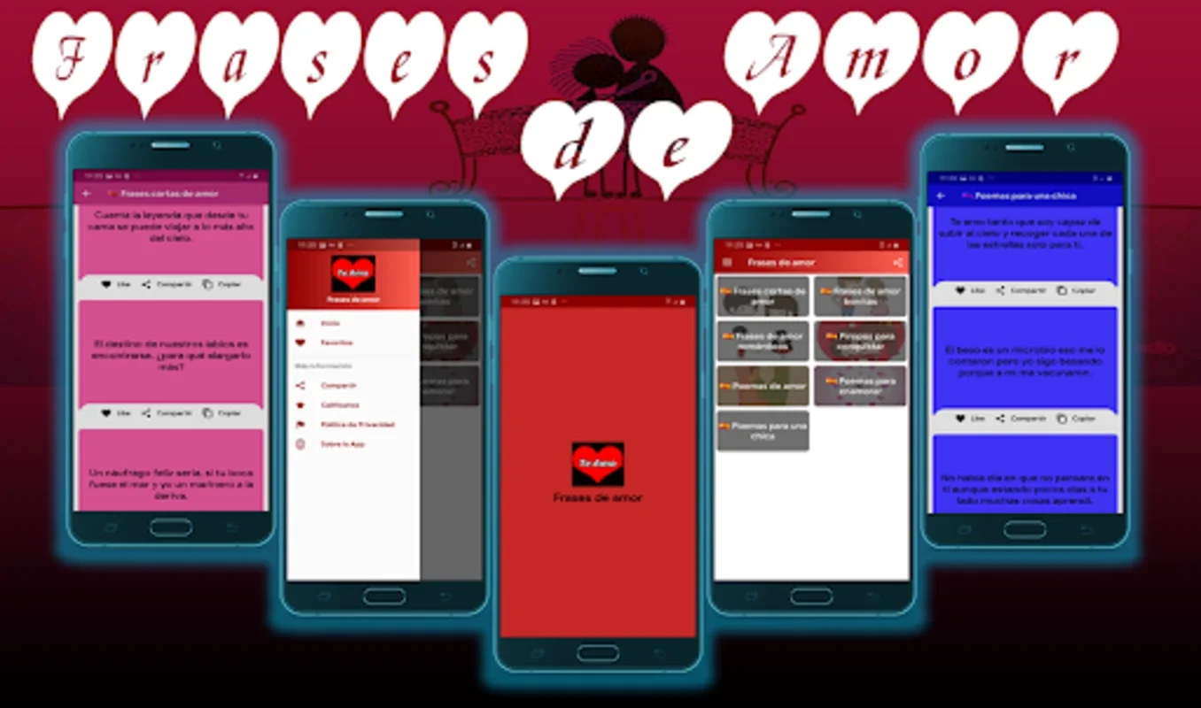 phrases to fall in love for Android - Enhance Your Romance