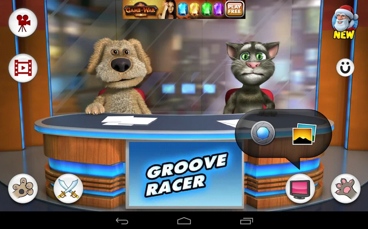 Talking Tom and Ben News Free for Android: Hilarious News - Show Interaction