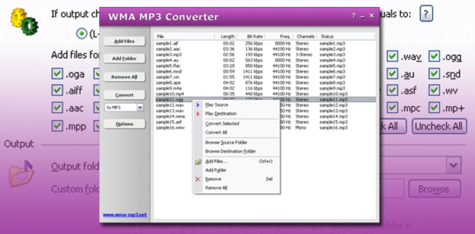 WMA MP3 Converter for Windows - Beyond Expectations