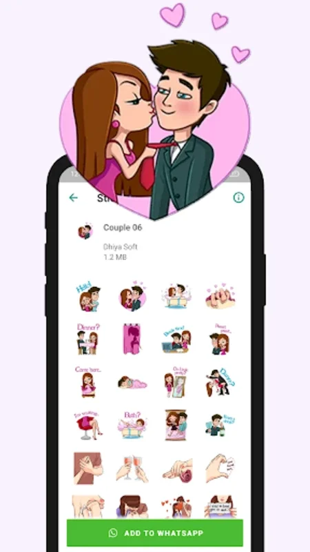 456+ Cute Couple Stickers for Android - Free Download on AppHuts