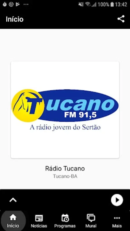 Rádio Tucano FM 91.5 for Android - Live Radio with Chat