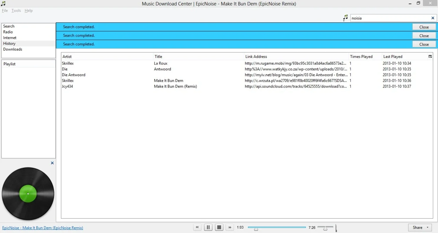 Music Download Center for Windows - Stream and Download Music Easily