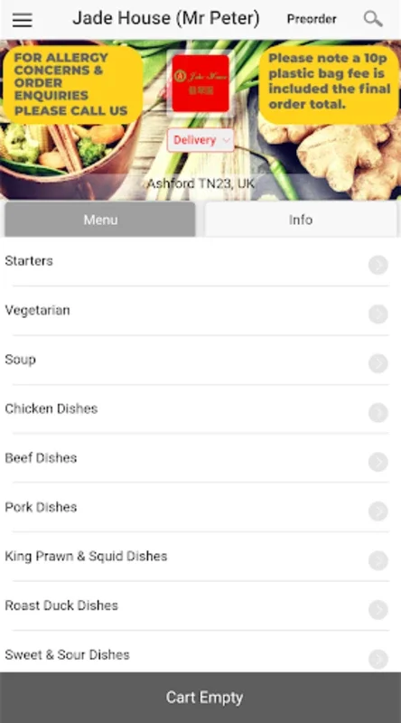 Jade House for Android: Effortless Chinese Cuisine Takeaway