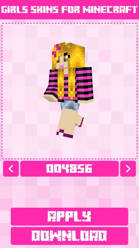 Girls Skins for Minecraft for Android - Customize Your Avatar