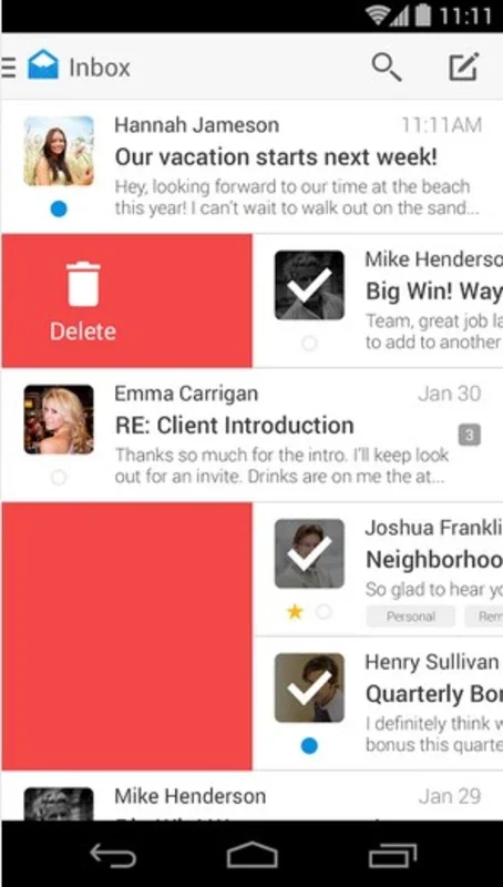 Boxer for Android - Manage All Your Email Accounts