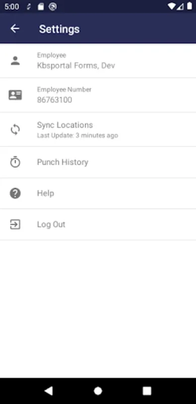 KBSPresence for Android - Efficient Workday Tracker