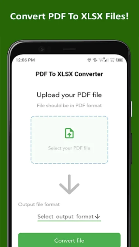 PDF To XLSX Converter PDF XLSX for Android: Effortless Conversion