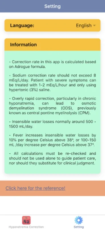 Hyponatremia Correction Rate for Android: Manage Hyponatremia