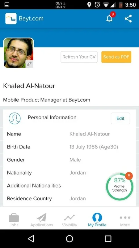 Bayt.com for Android - Ideal for Middle East Job Seekers