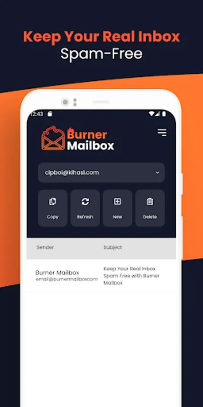 Burner Mailbox for Android - Secure Email Solution