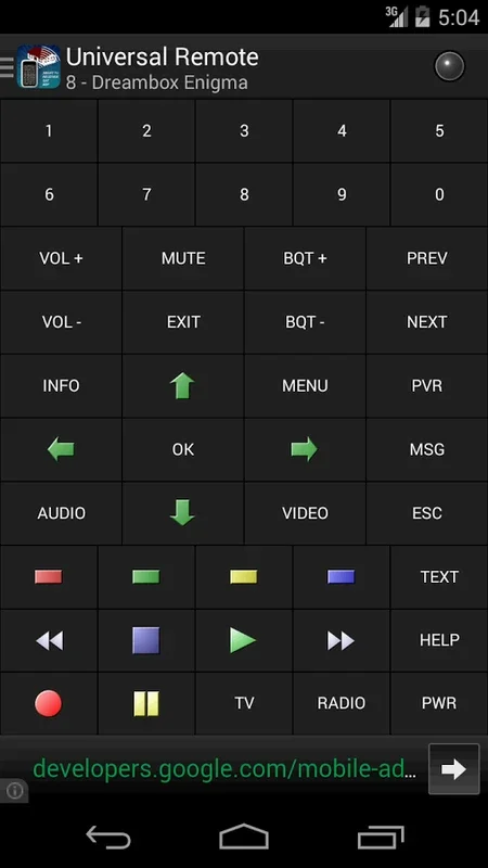 Universal Remote Control: Android TV Remote App