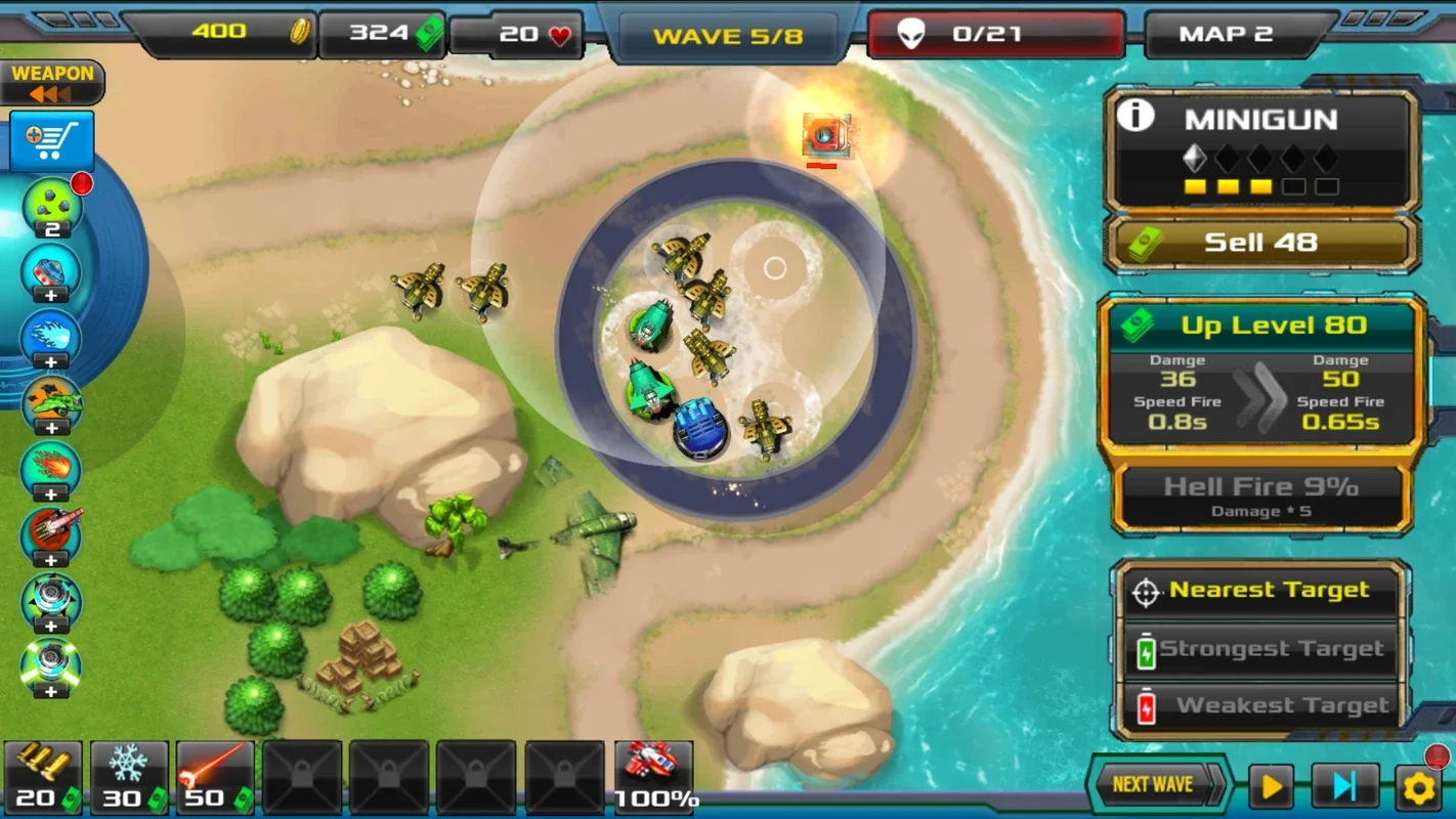 Tower Defense: Alien War TD 2 for Android - Defend Your Fortress