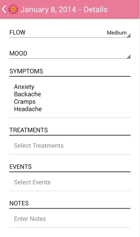 My Cycles Period and Ovulation for Android - Track Your Cycles Easily