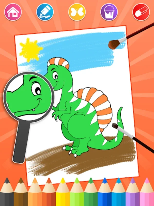 Dino Coloring Pages for Android - Unleash Creativity