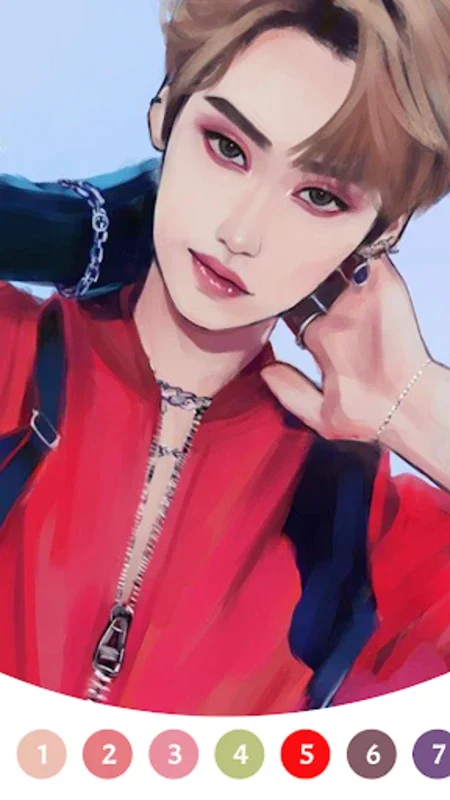 Stray Kids Paint by Number for Android - Stress-Relieving Coloring