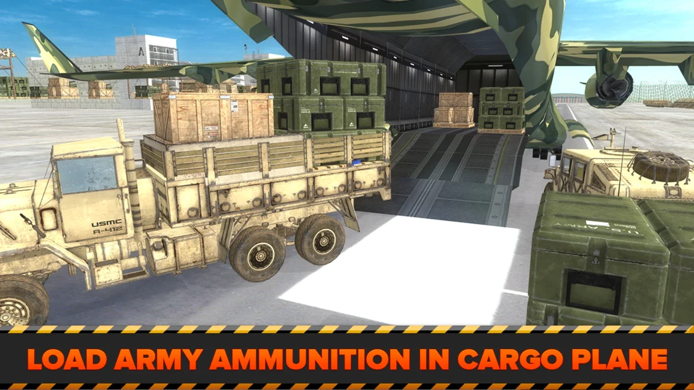 Army Cargo Plane Airport 3D for Android - Realistic Flight Sim