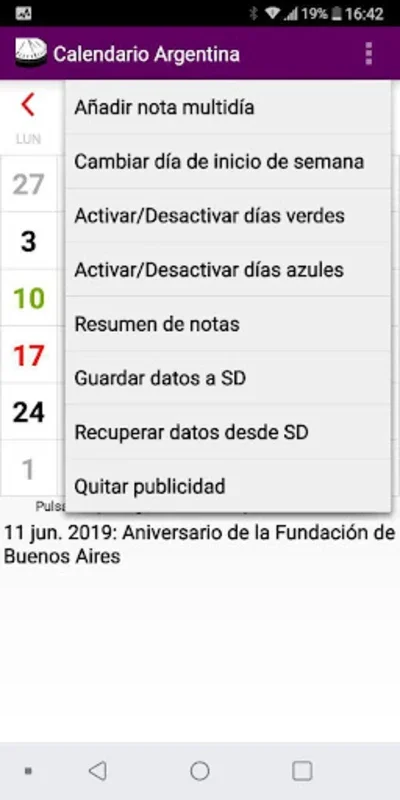 Calendario Laboral Argentina for Android - No Downloading Required